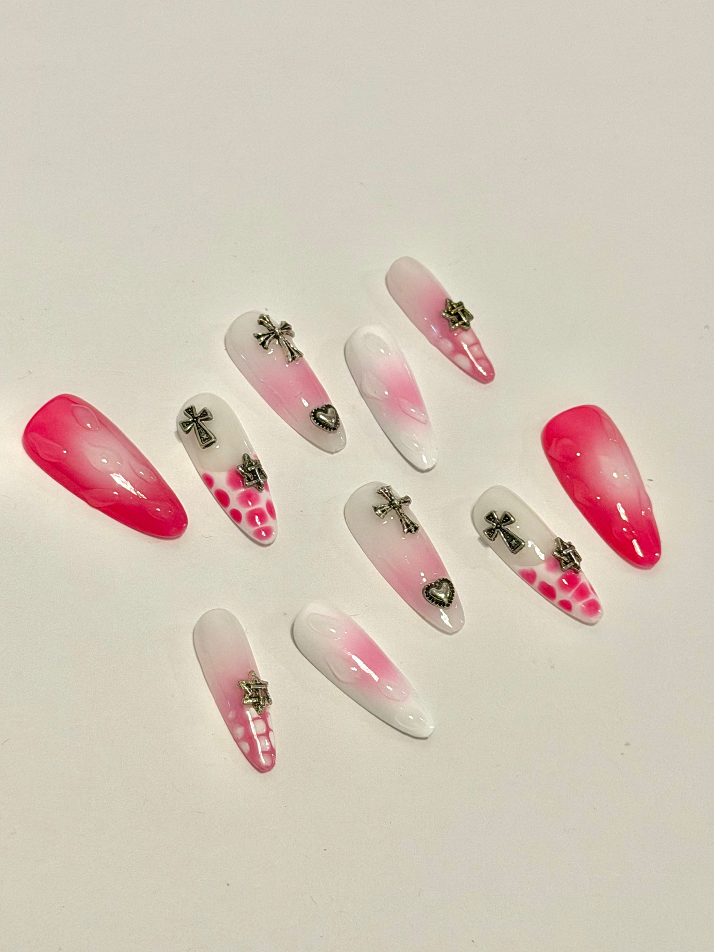 Cross of Love – Faith-Inspired Press-On Nails